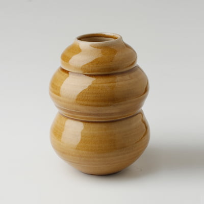 Ochre Bubble Vase  HD01