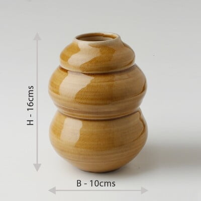 Ochre Bubble Vase  HD01