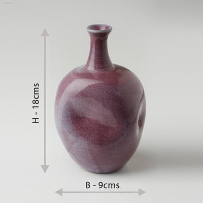 Grape - Squeezed-Neck Vase HD07