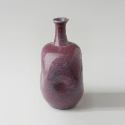 Grape - Squeezed-Neck Vase HD07
