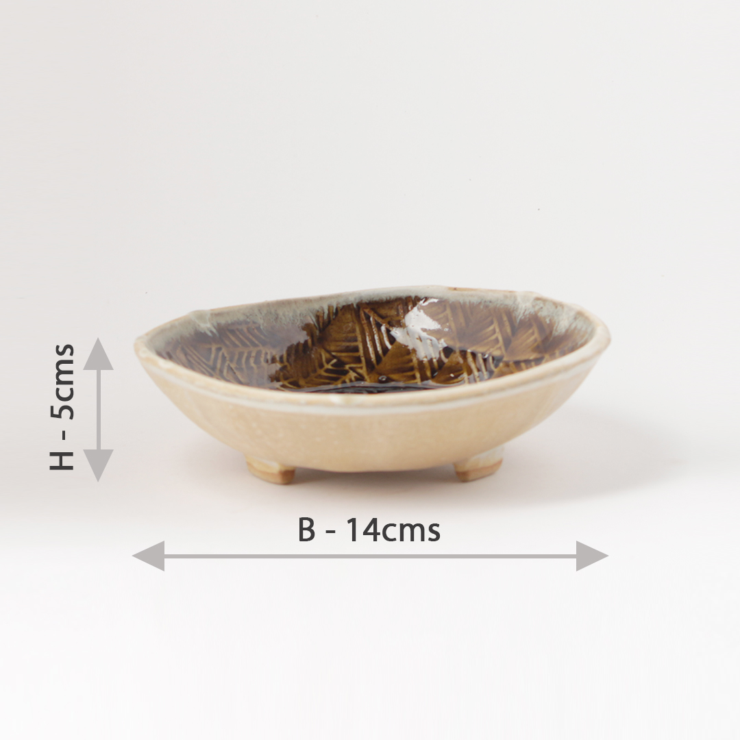 Brown Ceramic Bowl  DWB13