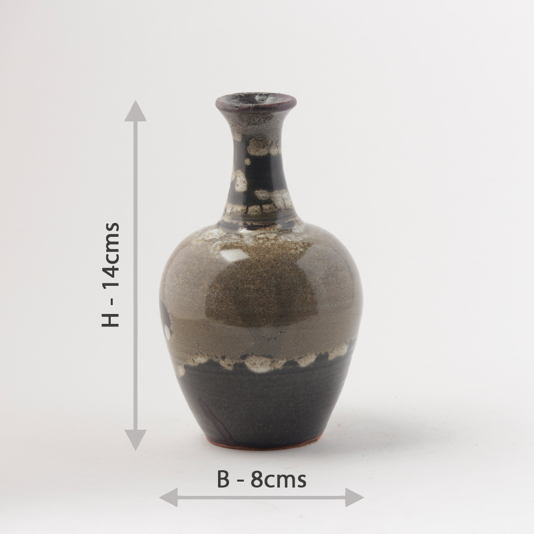 Two tone Brown Vase HD61