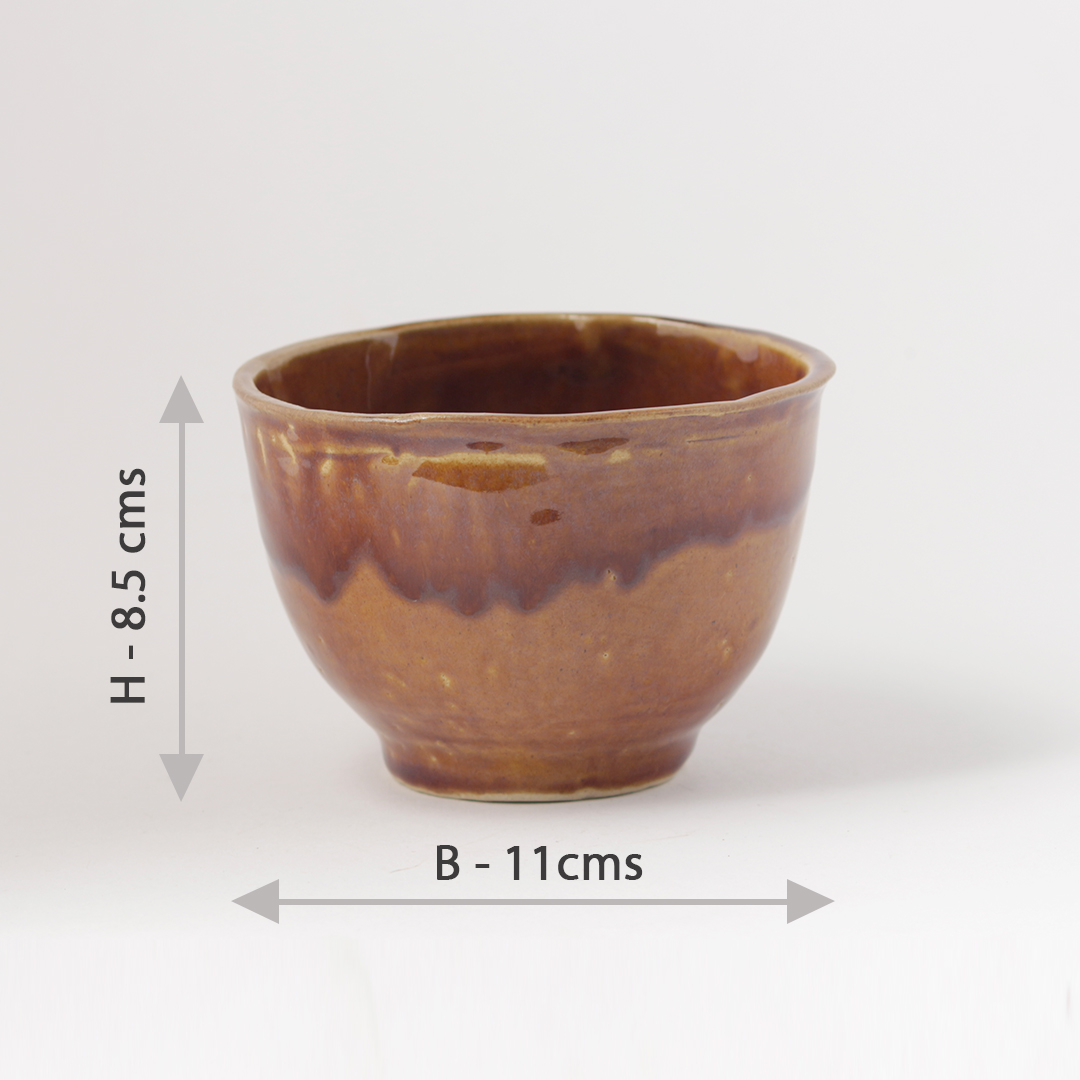 Dual Tone Rustic Bowl DWB17