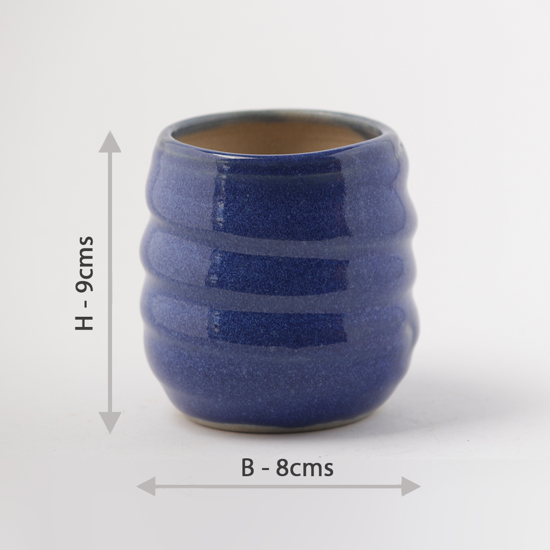 Blue Wavy Pot HD64