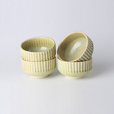 Champagne Green Bowl - Set of 4 DWB69