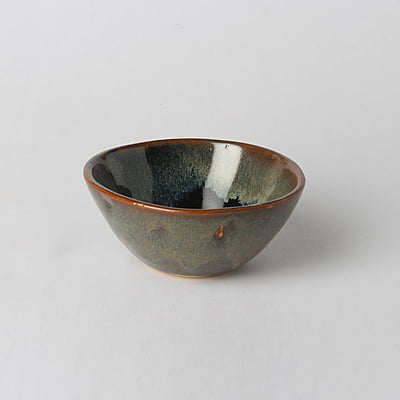 Olive Green and Bronze Bowl DWB80