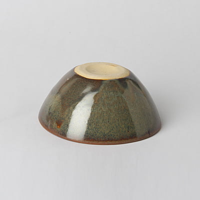 Olive Green and Bronze Bowl DWB80