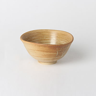 Rustic Beige and Orange Bowl DWB89