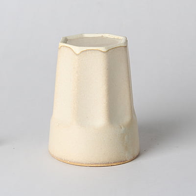 Beige Tall Chai Glass DWS29