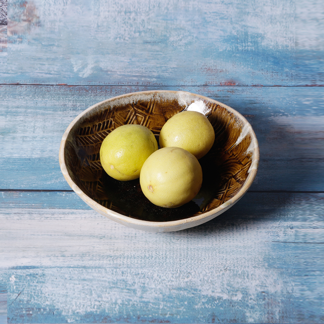 Brown Ceramic Bowl  DWB13