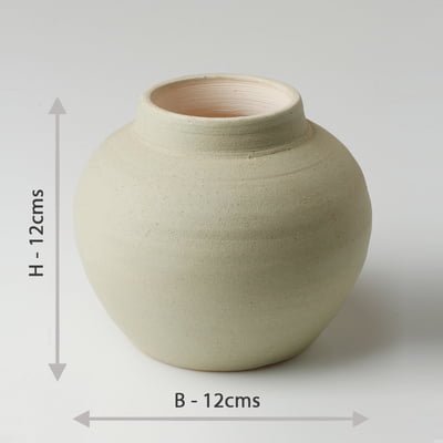 Beige Round Vase HD20