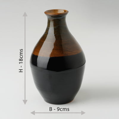 Blackish Brown Vase HD25