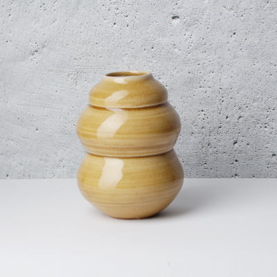 Ochre Bubble Vase  HD01